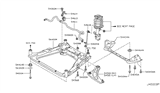 Diagram for 2015 Nissan Juke Front Cross-Member - 54400-1KA1A