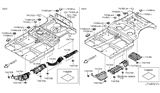 Diagram for 2015 Nissan Juke Exhaust Heat Shield - 74751-1KA0A