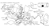 Diagram for 2014 Nissan Juke Seat Cushion - 87361-1KA0A