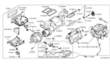 Diagram for 2012 Nissan Cube Blower Motor - 27226-1FC0B