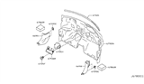 Diagram for 2014 Nissan Juke Steering Column Cover - 67936-1KP0A