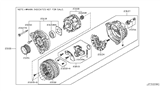 Diagram for Nissan Alternator Pulley - 23151-1KM1A