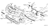 Diagram for Nissan Juke Bumper - 62026-1KA0A