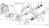 Diagram for Nissan Starter Drive Gear - 23357-EN200