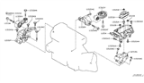 Diagram for Nissan Murano Alignment Bolt - 54368-JP00C