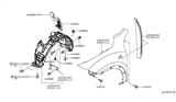 Diagram for 2016 Nissan Juke Fender - F3101-3YMMA