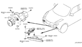 Diagram for Nissan Headlight Bulb - B6296-4A001