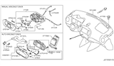 Diagram for 2014 Nissan Juke A/C Switch - 24845-1KM3B