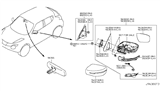 Diagram for 2009 Nissan Cube Car Mirror - 96365-1FC0A