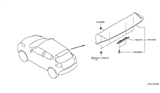 Diagram for 2015 Nissan Juke Spoiler - 999J1-6XB20