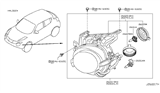 Diagram for 2019 Nissan Versa Note Headlight Bulb - 26295-8990B