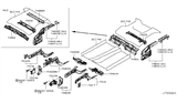 Diagram for Nissan Juke Rear Crossmember - 75470-1KD0A