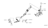 Diagram for Nissan Juke Automatic Transmission Shifter - 34101-1KG2A