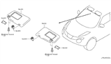 Diagram for 2017 Nissan Sentra Sun Visor - 96420-3SG0A