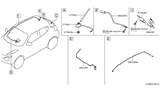 Diagram for Nissan Juke Antenna Cable - 28243-3PU1A