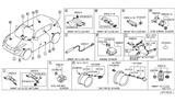 Diagram for 2013 Nissan Leaf Antenna - 285E4-C990A