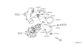 Diagram for Nissan EGR Valve - 14956-1KC0A