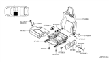 Diagram for 2013 Nissan Juke Seat Cushion - 87300-3YW5A