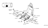 Diagram for 2015 Nissan Juke Seat Motor - 87450-3YW5A