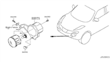 Diagram for Nissan Versa Fog Light - 26150-8990B