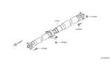 Diagram for Nissan Juke Drive Shaft - 37000-1KA0A