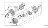 Diagram for 2017 Nissan Juke Alternator Pulley - 23150-BV80A