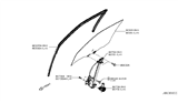 Diagram for Nissan Juke Weather Strip - 80331-1KA4A