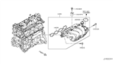 Diagram for Nissan Intake Manifold Gasket - 16175-1KC0A