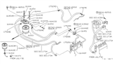 Diagram for 1986 Nissan 720 Pickup Fuel Filter - 16400-V2700