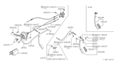 Diagram for Nissan 720 Pickup Accelerator Cable - 18200-44W00