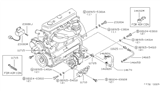 Diagram for Nissan Hardbody Pickup (D21) Alternator Bracket - 11710-U6000