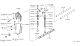 Diagram for 1982 Nissan 720 Pickup Timing Chain Guide - 13085-10W00