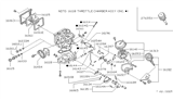 Diagram for 1981 Nissan 720 Pickup Throttle Body - 16118-04W00