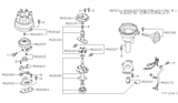 Diagram for Nissan Hardbody Pickup (D21) Distributor - 22100-07G00