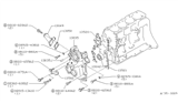 Diagram for 1981 Nissan 720 Pickup Timing Cover - 13501-U6000