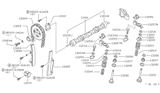 Diagram for 1982 Nissan 200SX Timing Chain - 13028-N8400