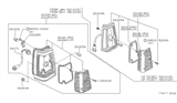 Diagram for 1983 Nissan 720 Pickup Side Marker Light - 26185-10W00