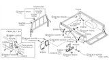 Diagram for 1983 Nissan 720 Pickup Mud Flaps - 93822-10W00