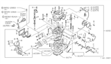Diagram for 1982 Nissan 720 Pickup Carburetor - 16010-20W60