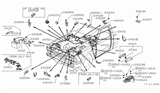 Diagram for 1986 Nissan 720 Pickup Battery Cable - 24110-36W00