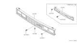 Diagram for 1980 Nissan 720 Pickup Grille - 62312-04W05