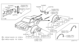 Diagram for 1982 Nissan 720 Pickup Air Duct - 76884-01W00