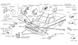 Diagram for 1987 Nissan Hardbody Pickup (D21) Oil Pressure Switch - 25240-89902