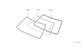 Diagram for Nissan 720 Pickup Windshield - 72712-02W15