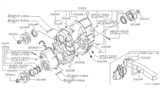 Diagram for 1983 Nissan 720 Pickup Transfer Case Cover - 33150-C6900