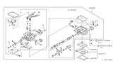 Diagram for 1985 Nissan 720 Pickup Throttle Body - 16010-89W00