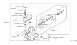 Diagram for Nissan 720 Pickup Brake Master Cylinder - 46010-C7001