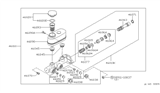 Diagram for 1983 Nissan 720 Pickup Brake Master Cylinder Reservoir - 46010-C7001