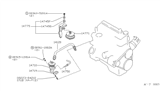 Diagram for 1985 Nissan 720 Pickup EGR Tube - 14750-80W10