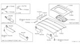 Diagram for Nissan 720 Pickup Sun Visor - 96401-14W00